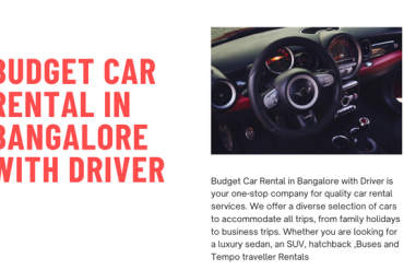 Budget Car Rental in Bangalore with Driver